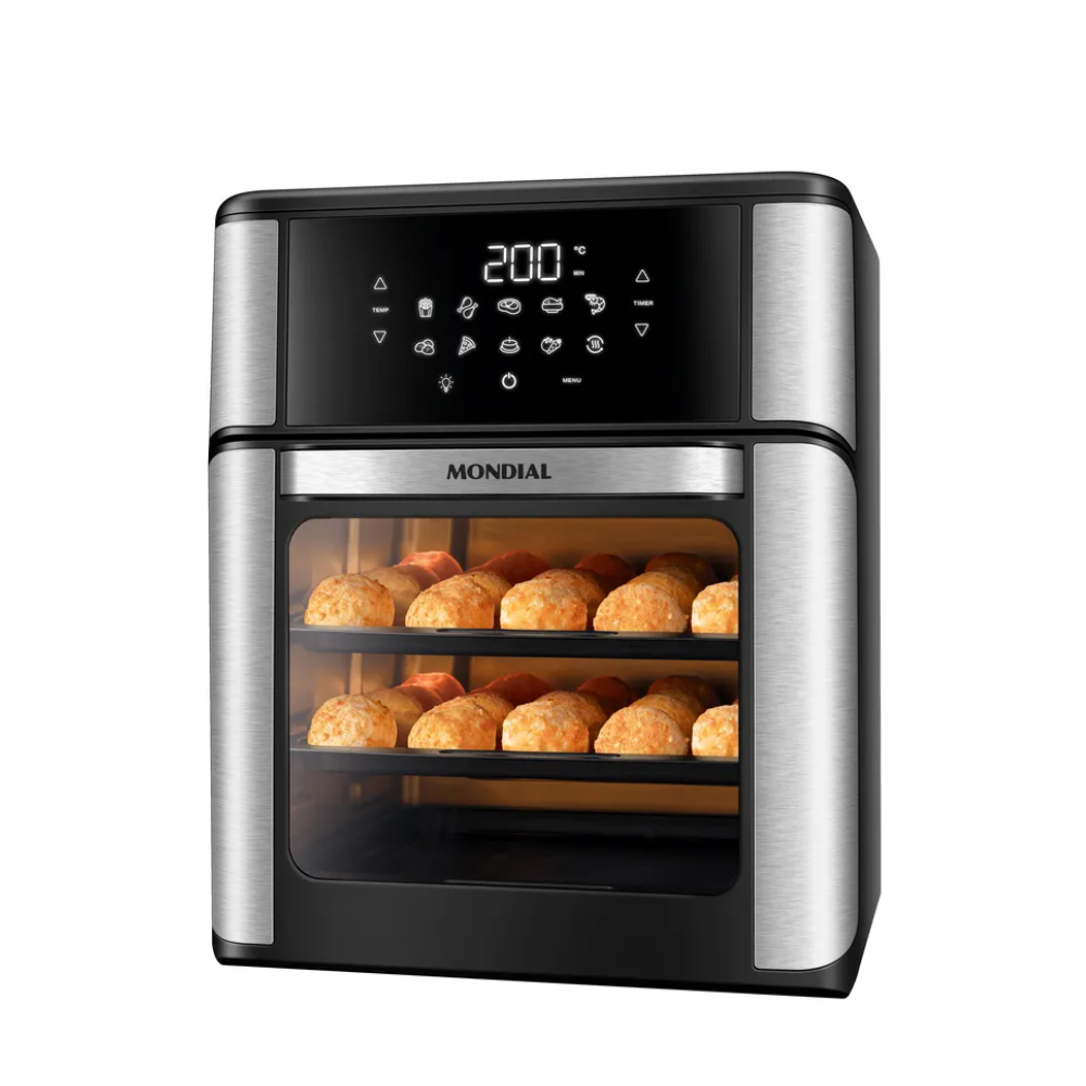 Fritadeira Elétrica Mondial AFON-12L-BI 12L Forno Oven 2000W Fritadeira Elétrica Mondial AFON-12L-BI 12L Forno Oven 2000W